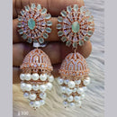 Jain Jewellers Ad Stone Jhumkis Earrings - 11062782