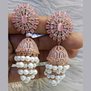 Jain Jewellers Ad Stone Jhumkis Earrings - 11062784