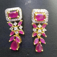 Jain Jewellers Ad Stone Dangler Earrings - 11062795