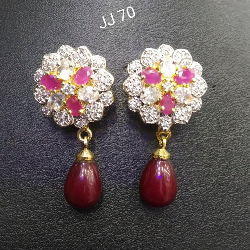 Jain Jewellers Ad Stone Dangler Earrings - 11062812