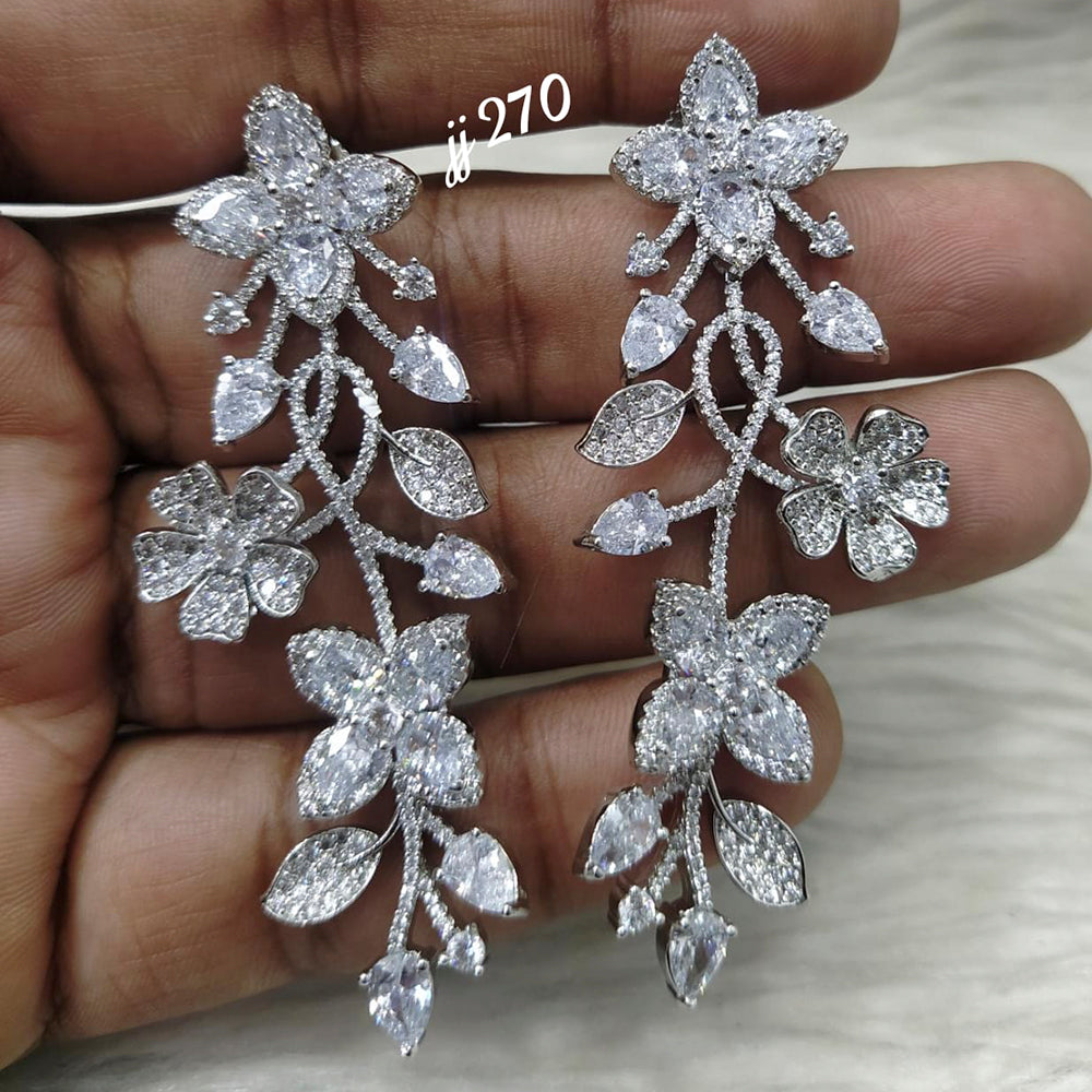 Jain Jewellers Ad Stone Dangler Earrings