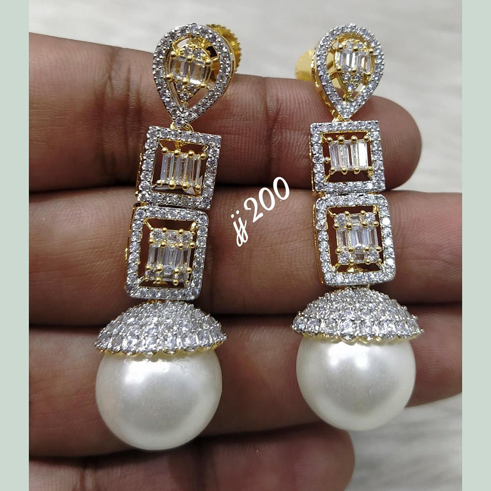 Jain Jewellers Ad Stone Dangler Earrings