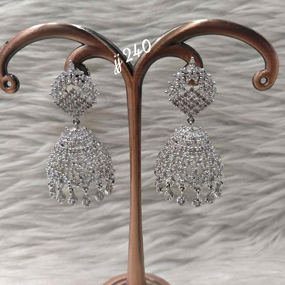 Jain Jewellers Ad Stone Jhumkis Earrings