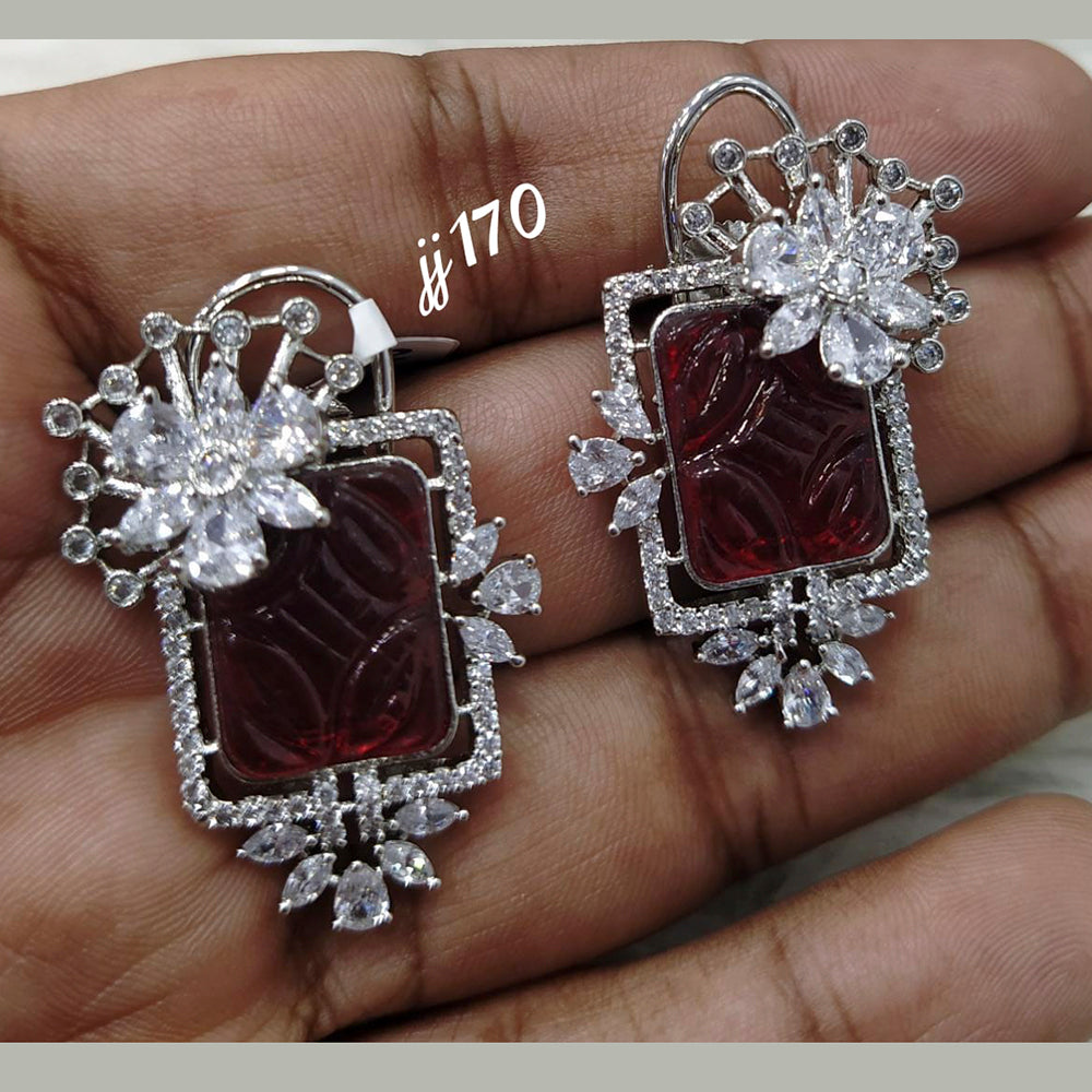Jain Jewellers Ad Stone Dangler Earrings