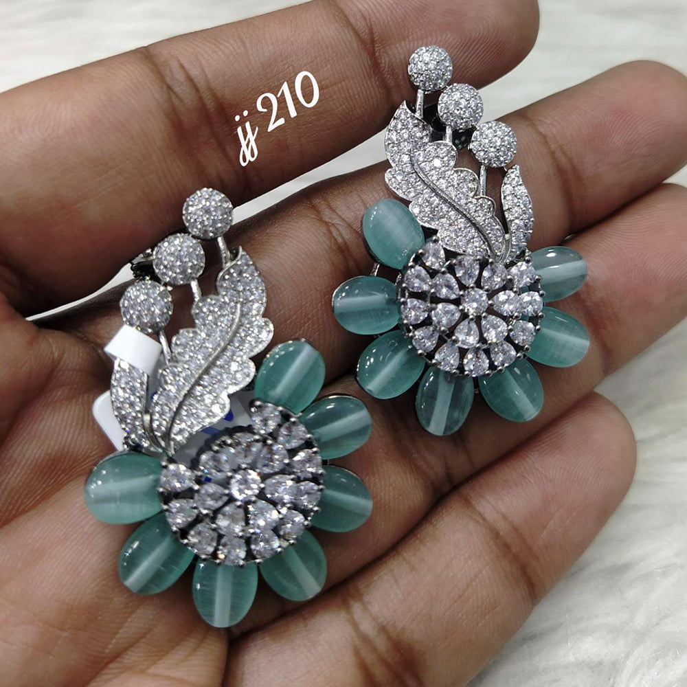 Jain Jewellers Ad Stone Dangler Earrings