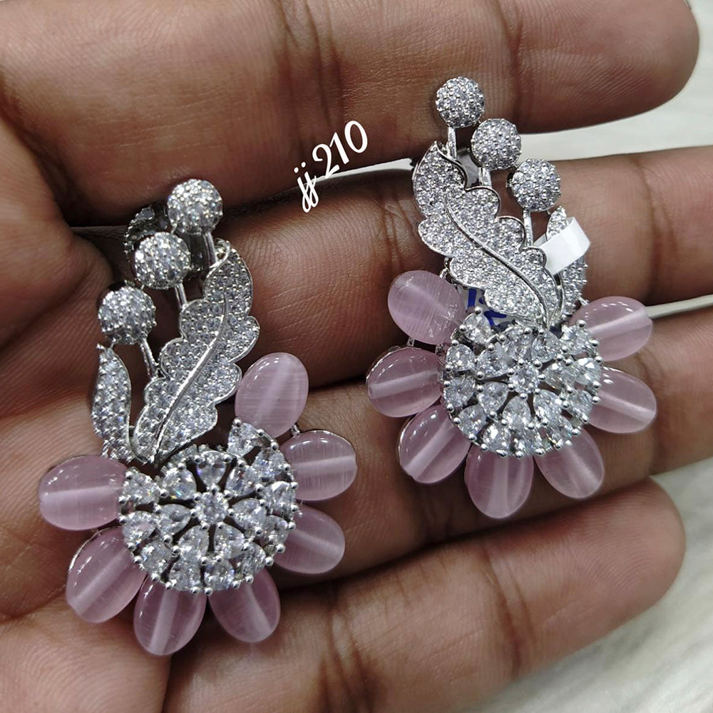 Jain Jewellers Ad Stone Dangler Earrings