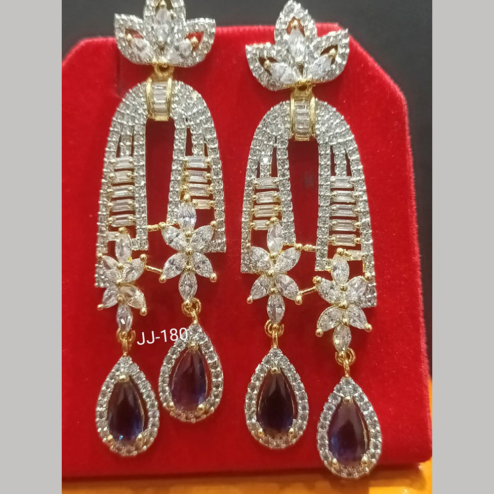 Jain Jewellers Ad Stone Dangler Earrings