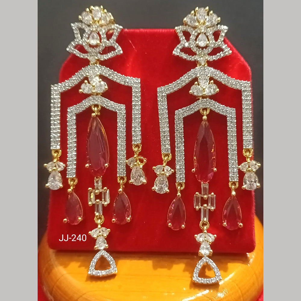 Jain Jewellers Ad Stone Dangler Earrings