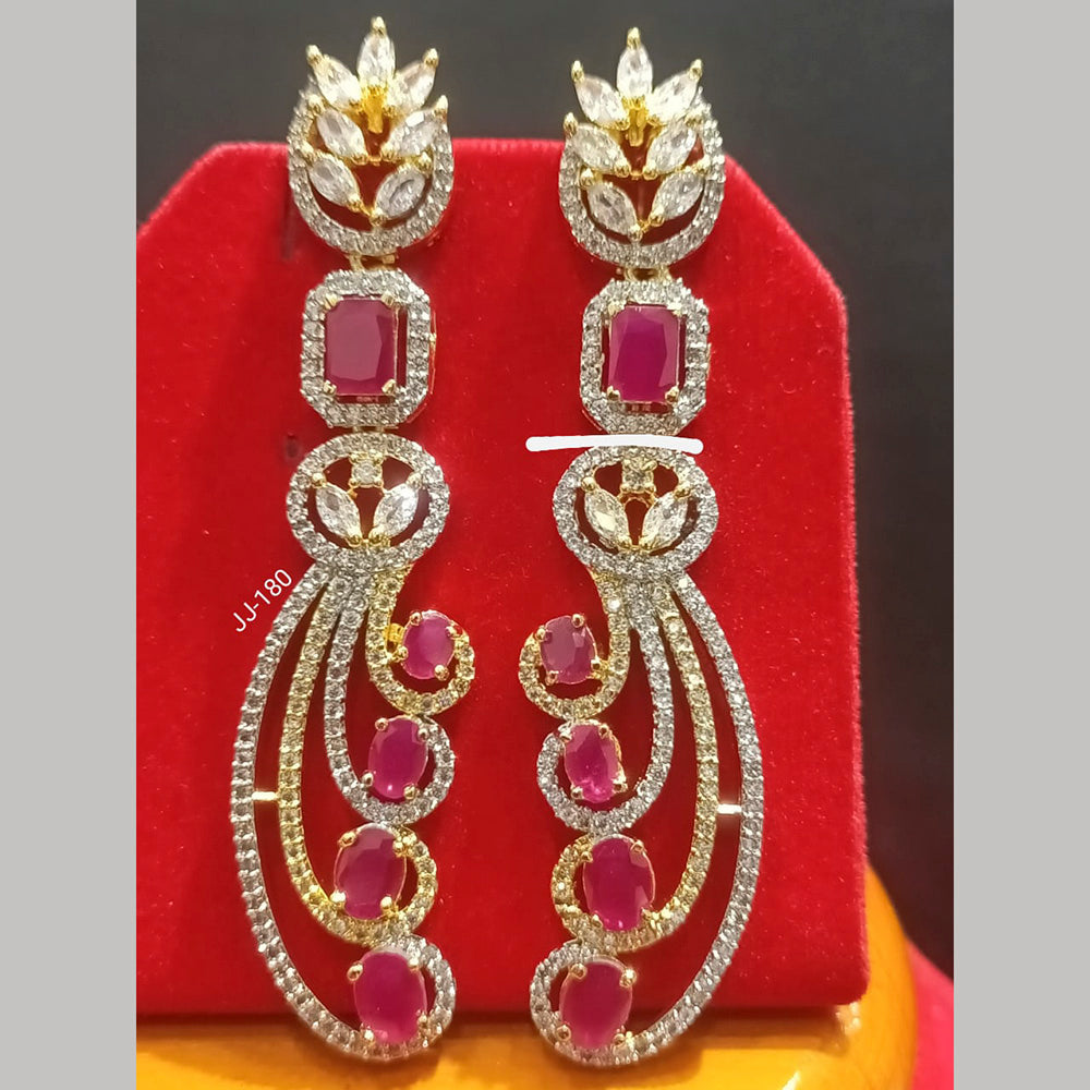 Jain Jewellers Ad Stone Dangler Earrings