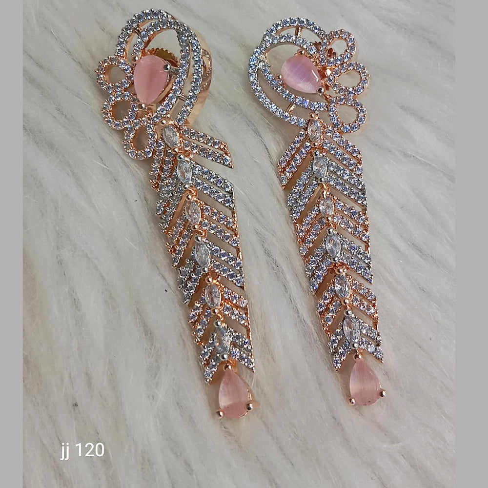Jain Jewellers Ad Stone Dangler Earrings