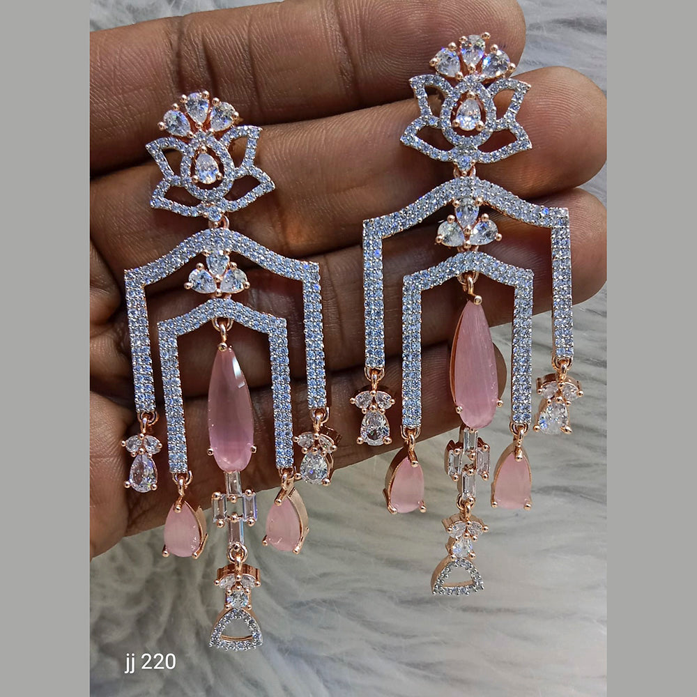 Jain Jewellers Ad Stone Dangler Earrings
