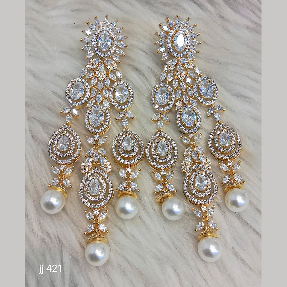 Jain Jewellers Ad Stone Dangler Earrings