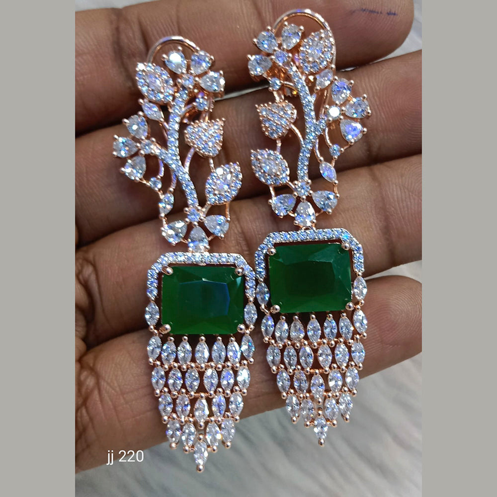 Jain Jewellers Ad Stone Dangler Earrings