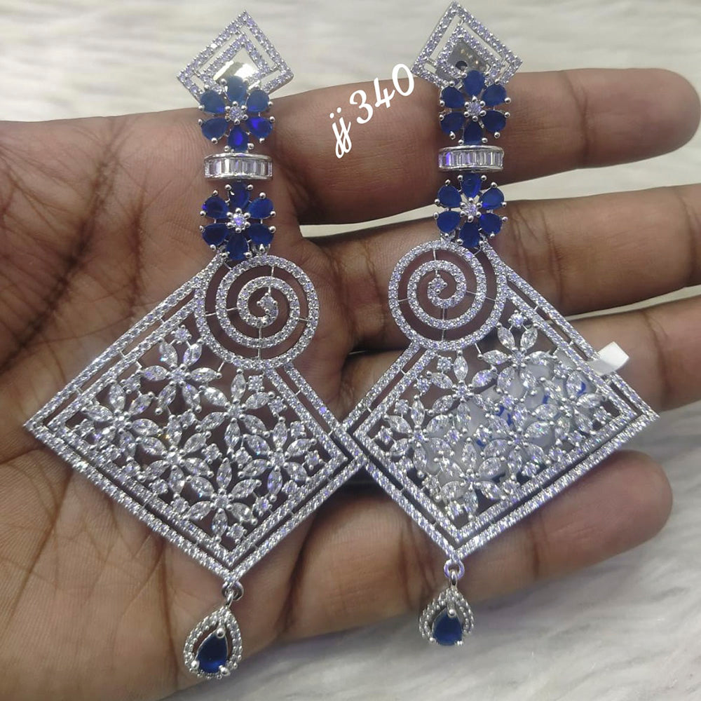 Jain Jewellers Ad Stone Dangler Earrings