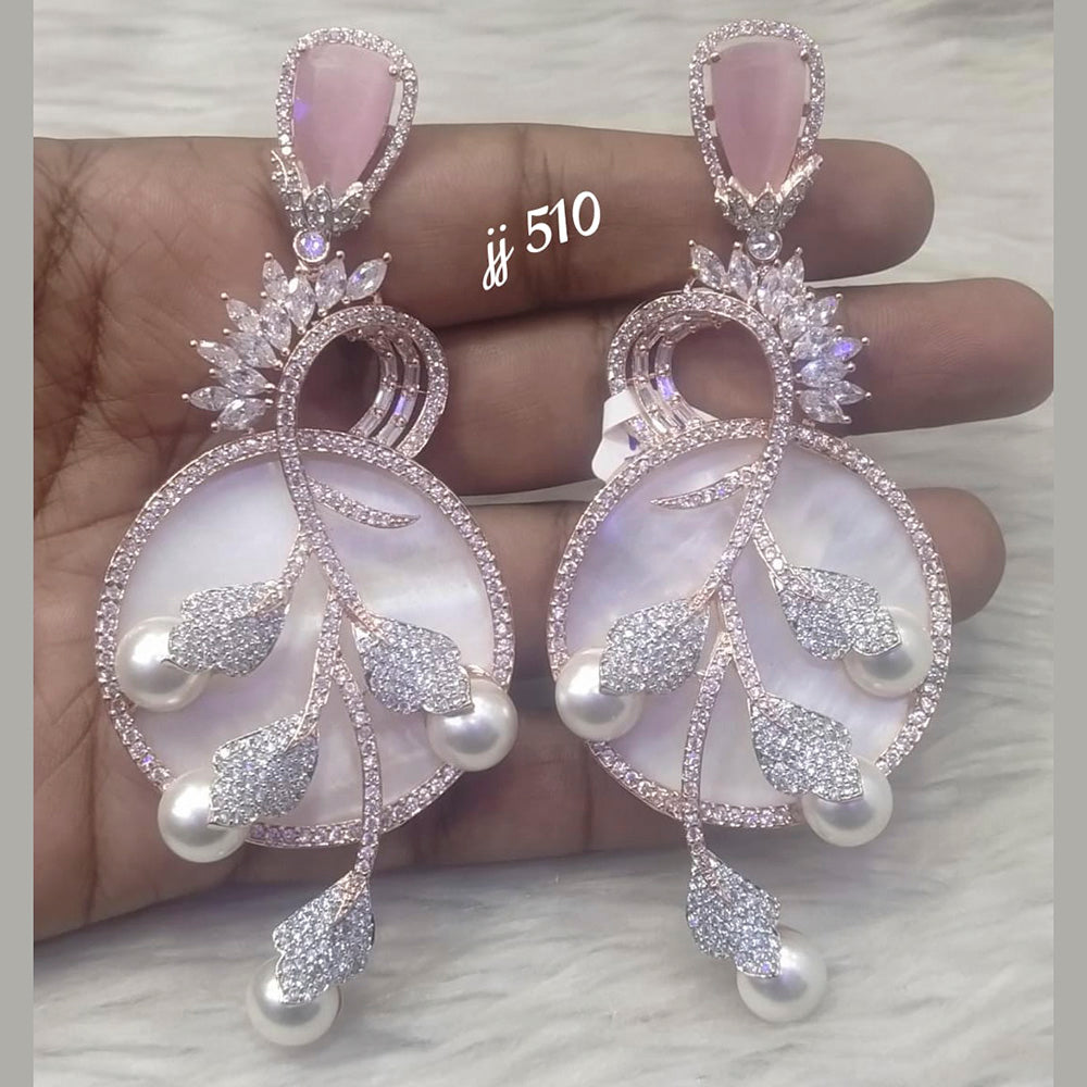 Jain Jewellers Ad Stone Dangler Earrings