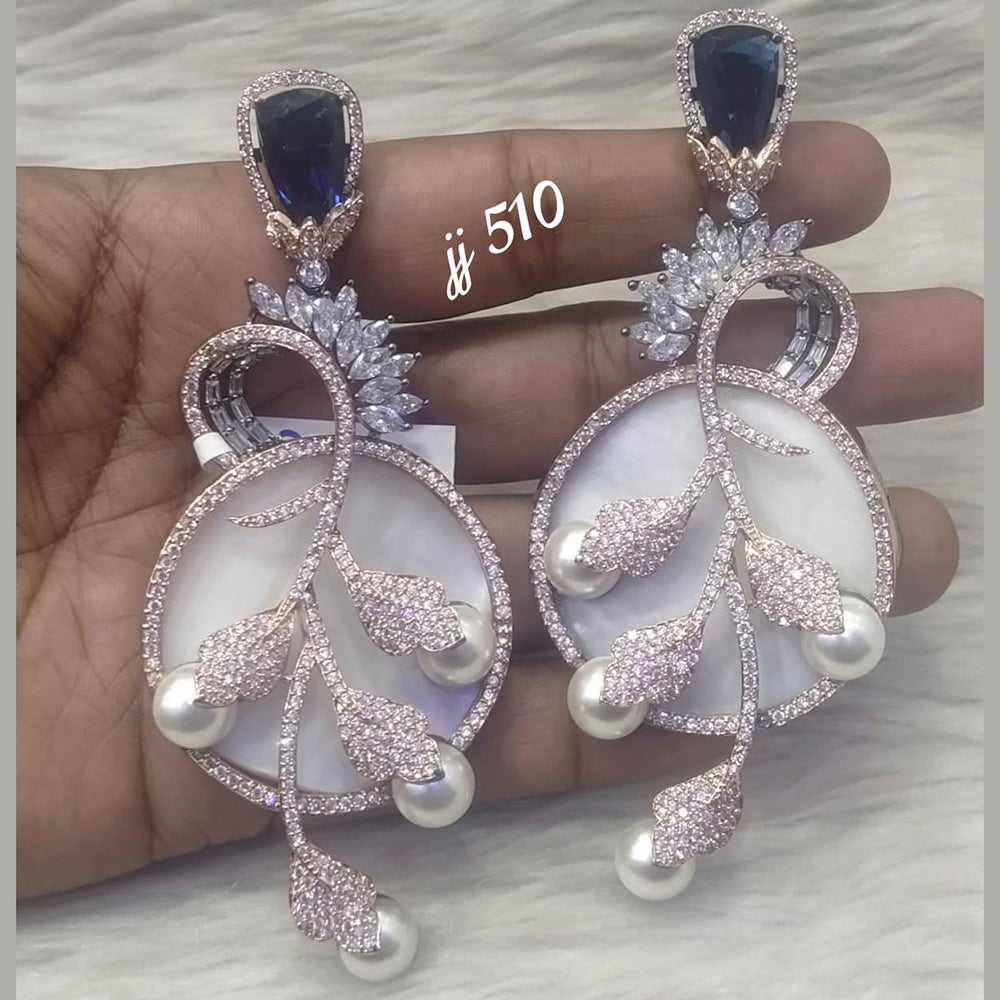 Jain Jewellers Ad Stone Dangler Earrings