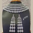 Jain Jewellers Gold Plated American Diamond Necklace Set