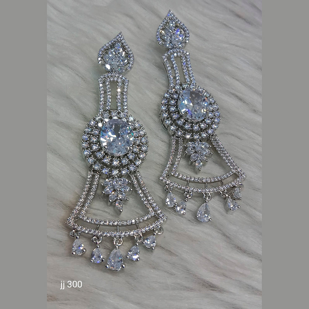 Jain Jewellers Ad Stone Dangler Earrings