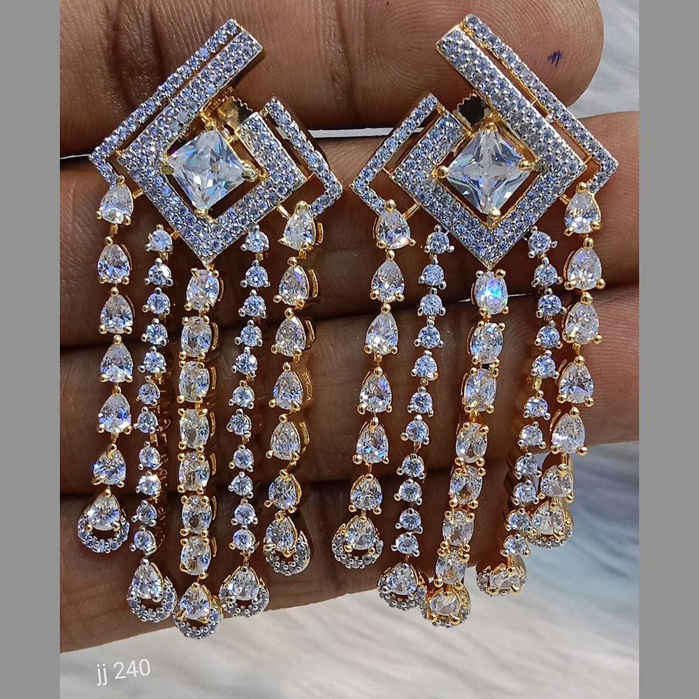 Jain Jewellers Ad Stone Dangler Earrings