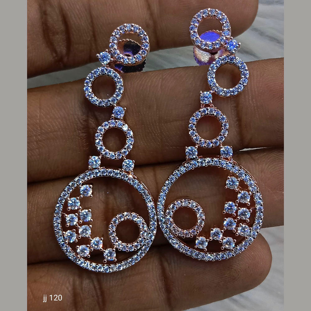 Jain Jewellers Ad Stone Dangler  Earrings