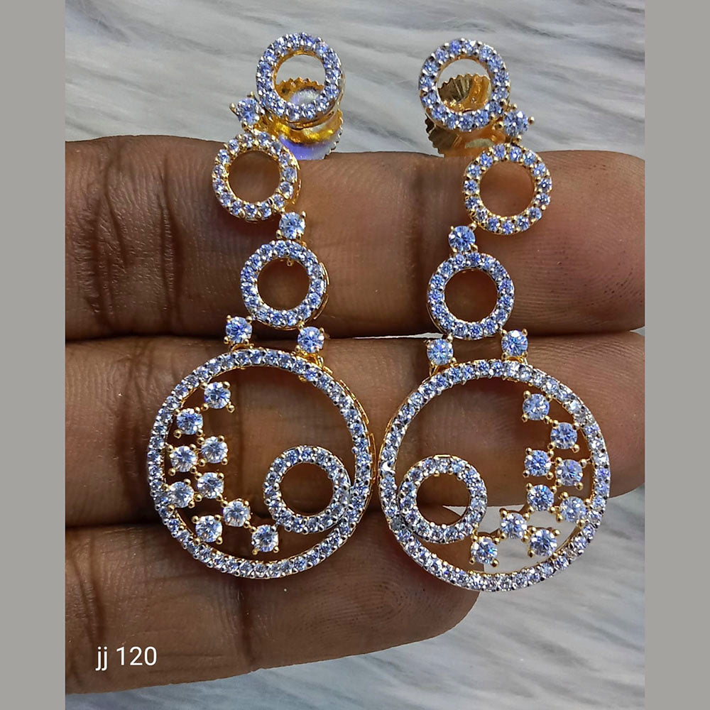 Jain Jewellers Ad Stone Dangler  Earrings