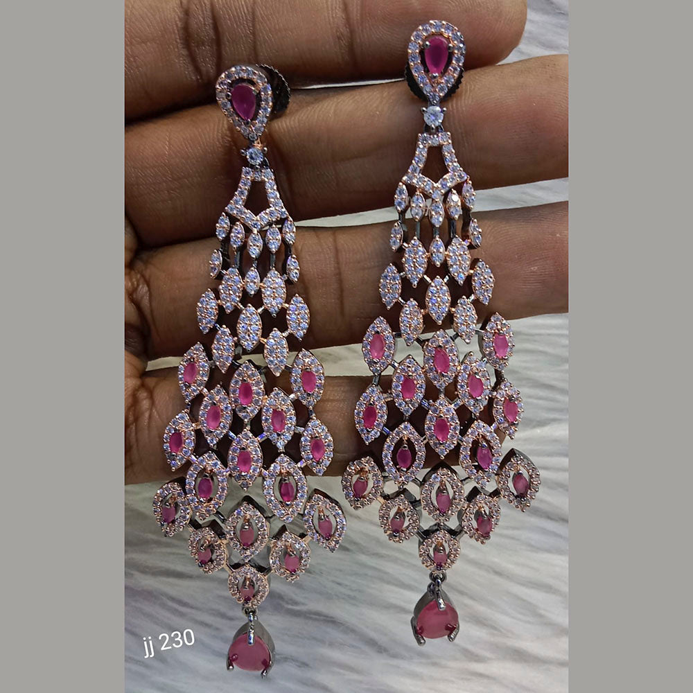 Jain Jewellers Ad Stone Dangler  Earrings