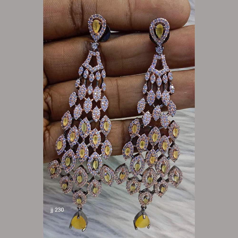 Jain Jewellers Ad Stone Dangler  Earrings