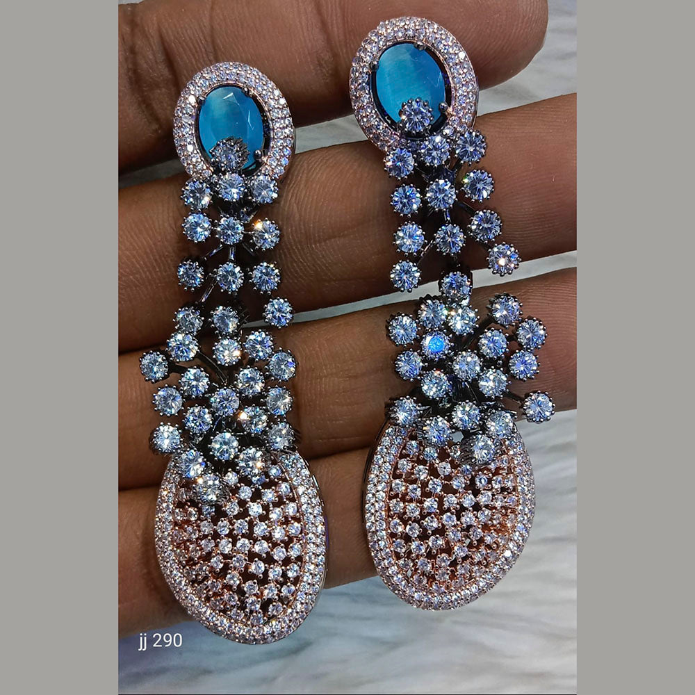 Jain Jewellers Ad Stone Dangler  Earrings