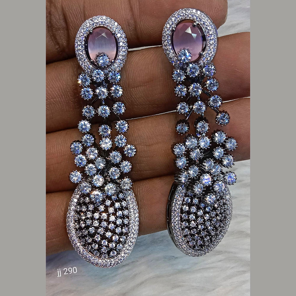 Jain Jewellers Ad Stone Dangler  Earrings