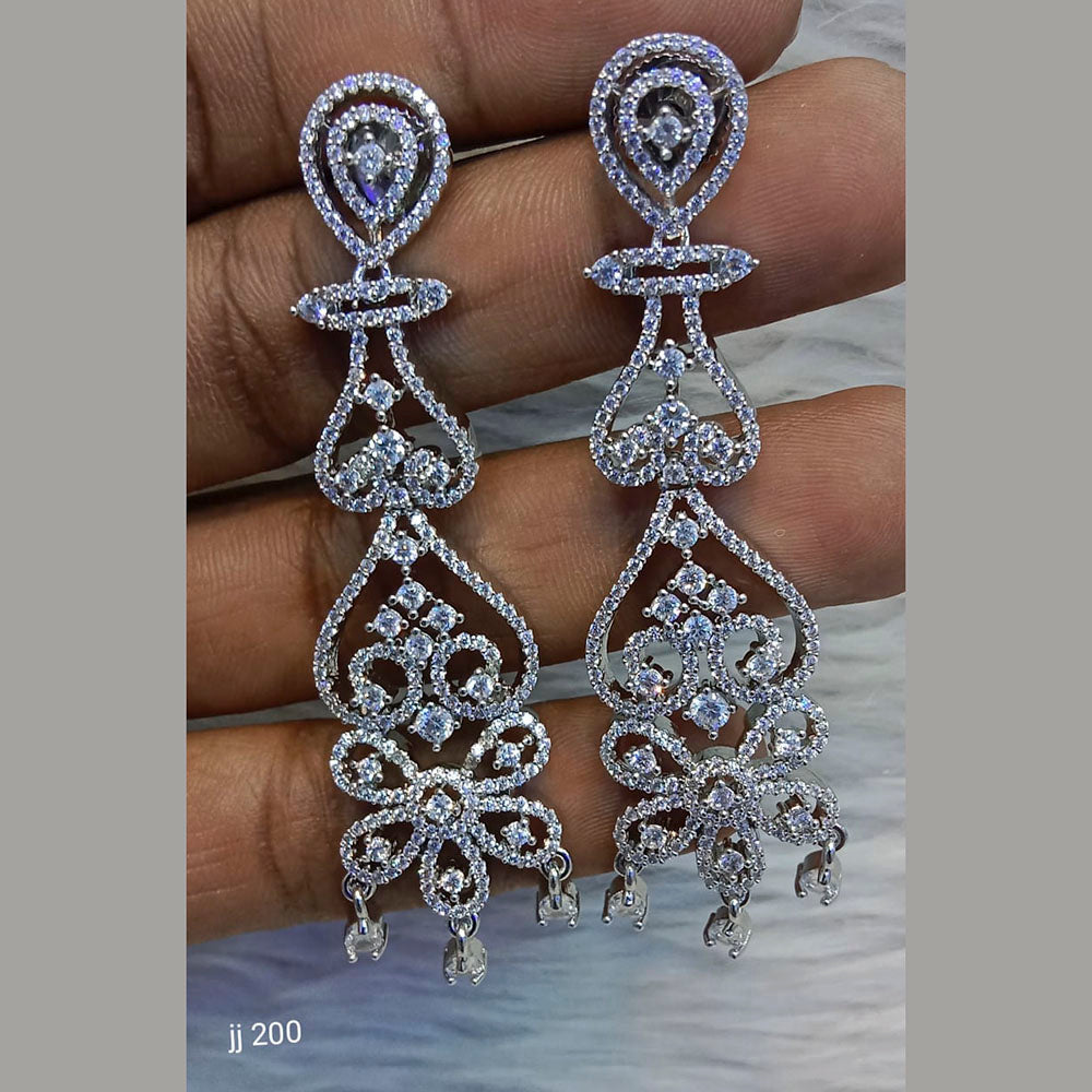 Jain Jewellers Ad Stone Dangler  Earrings