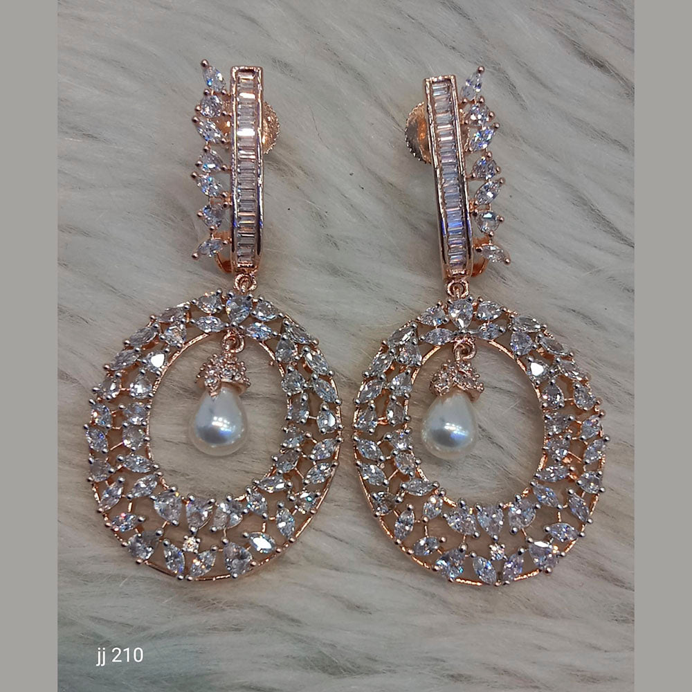 Jain Jewellers Ad Stone Dangler  Earrings