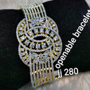Jain Jewellers AD Stone Openable Bracelet