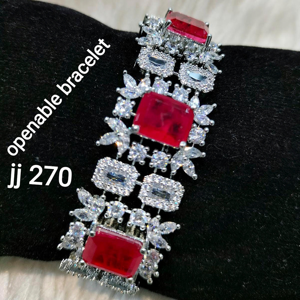 Jain Jewellers AD Stone Openable Bracelet