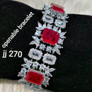 Jain Jewellers AD Stone Openable Bracelet
