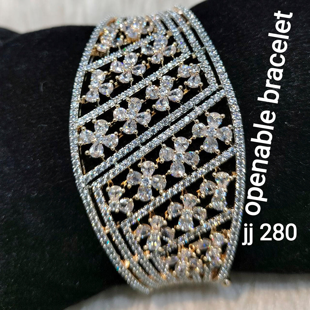 Jain Jewellers AD Stone Openable Bracelet