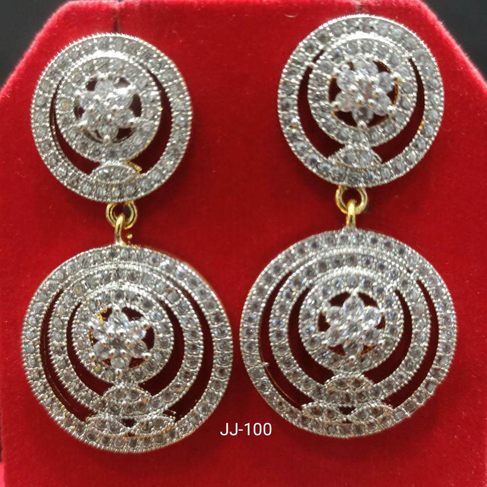 Jain Jewellers Ad Stone Dangler Earrings