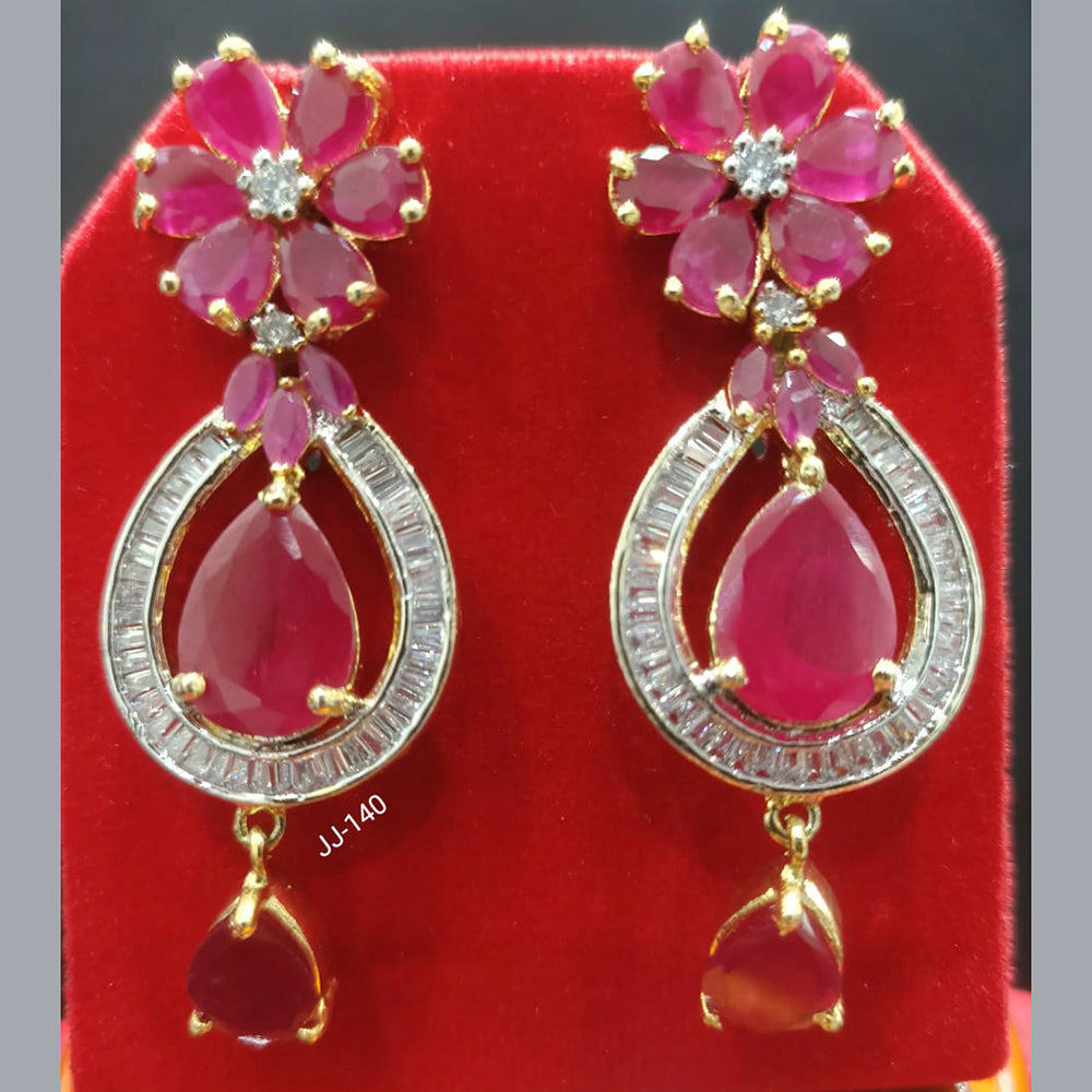 Jain Jewellers Ad Stone Dangler Earrings