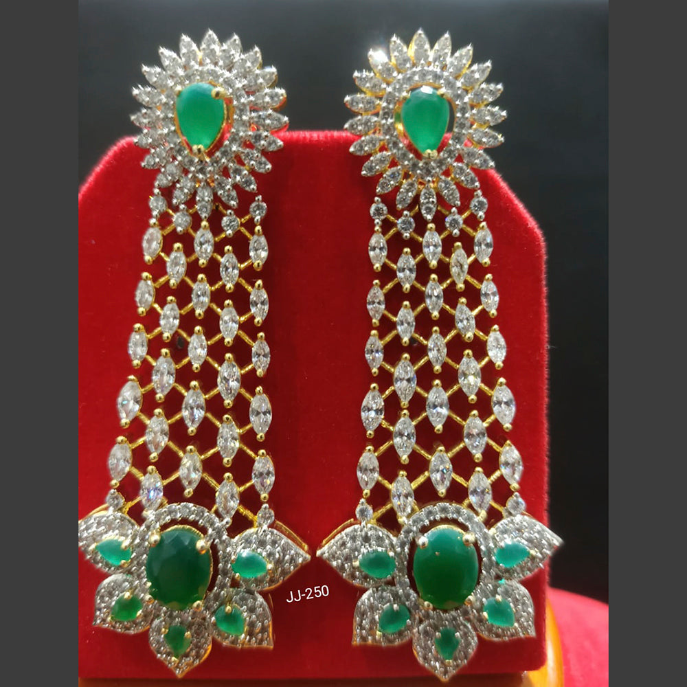 Jain Jewellers Ad Stone Dangler Earrings