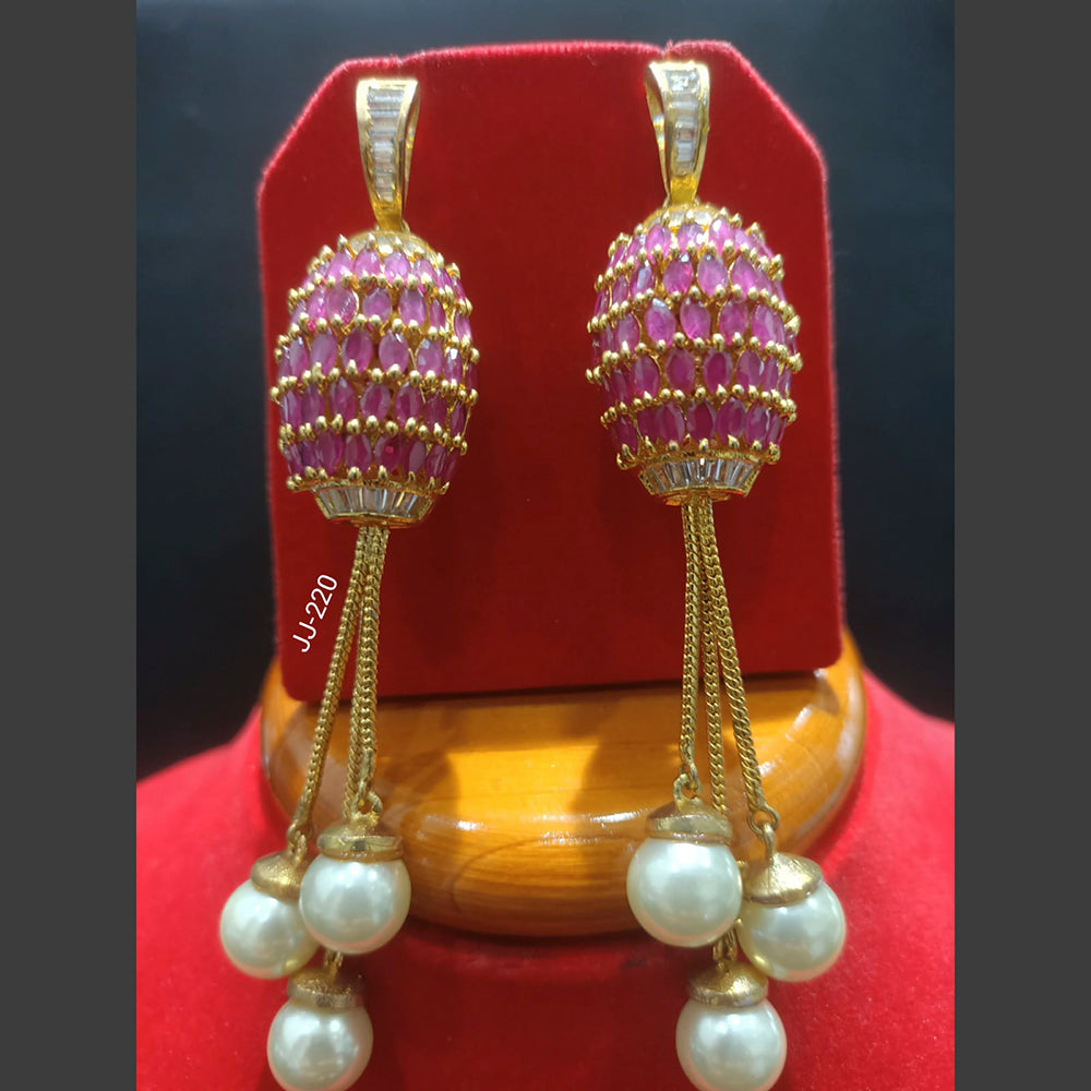 Jain Jewellers Ad Stone Dangler Earrings