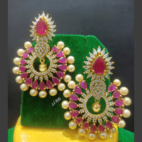 Jain Jewellers Ad Stone Dangler Earrings