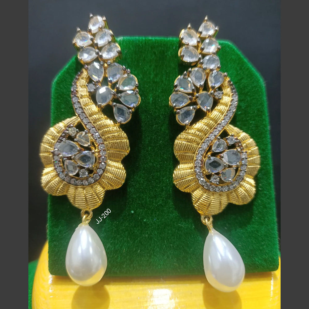 Jain Jewellers Ad Stone Dangler Earrings