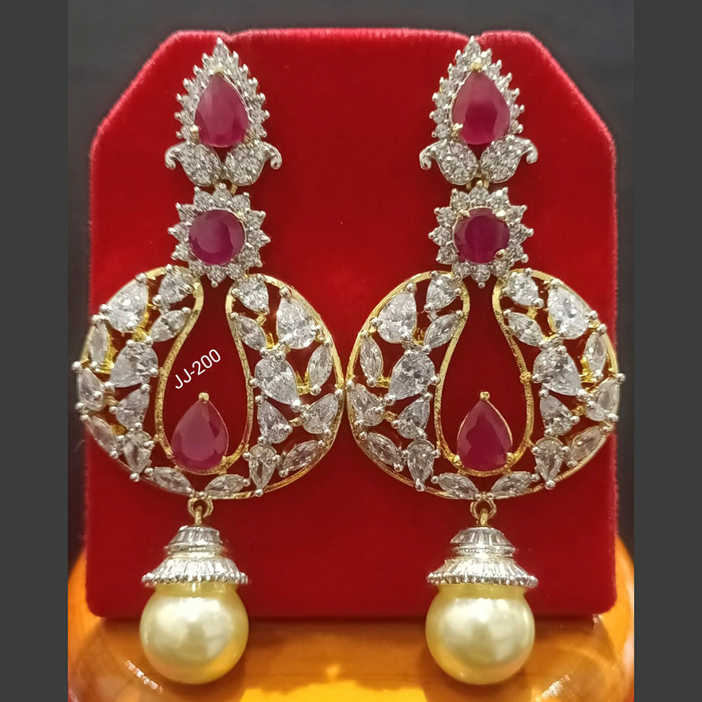 Jain Jewellers Ad Stone Dangler Earrings