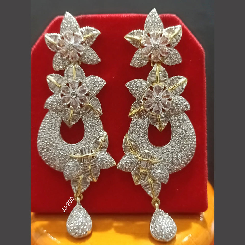 Jain Jewellers Ad Stone Dangler Earrings