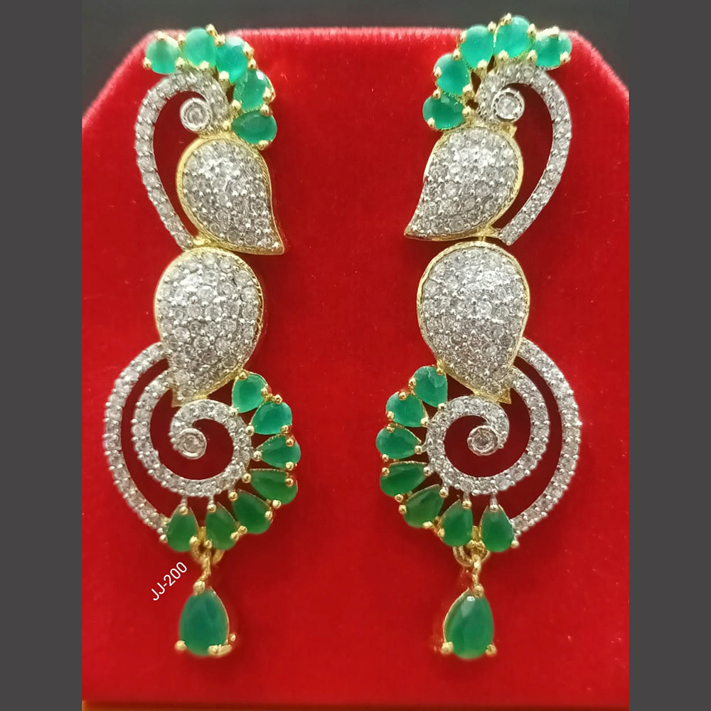 Jain Jewellers Ad Stone Dangler Earrings