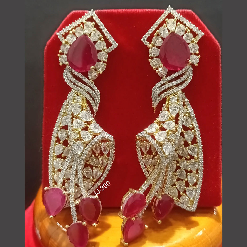Jain Jewellers Ad Stone Dangler Earrings