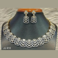 Jain Jewellers American Diamond Jewellery Necklace Set