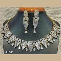 Jain Jewellers American Diamond Jewellery Necklace Set
