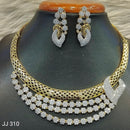 Jain Jewellers American Diamond Jewellery Necklace Set