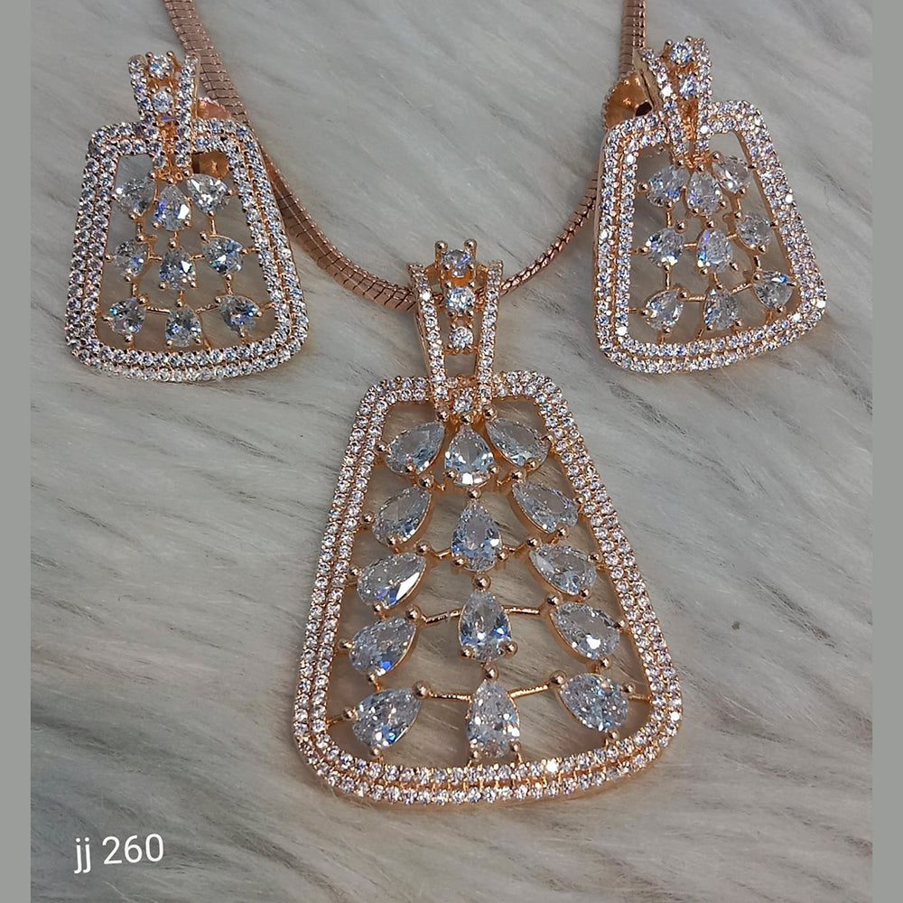 Jain Jewellers Ad Stone Pendant Set