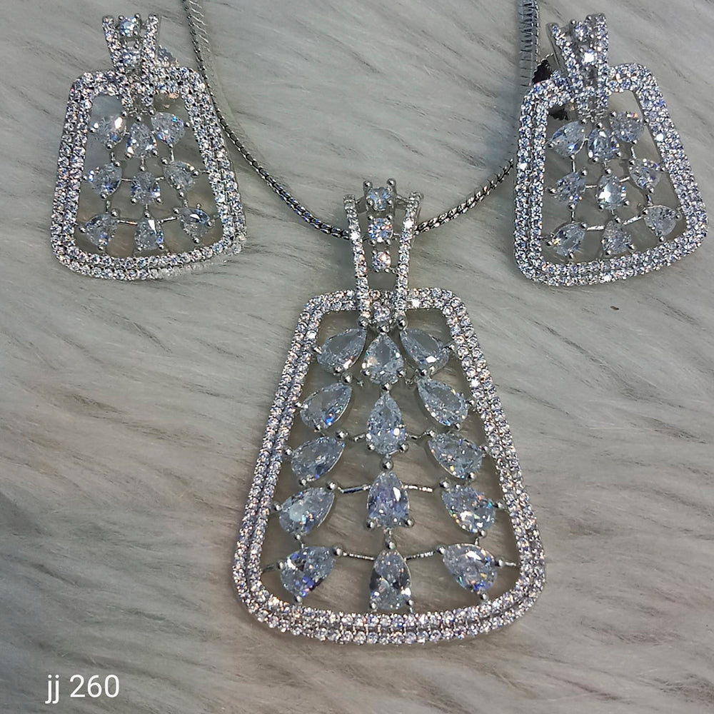 Jain Jewellers Ad Stone Pendant Set